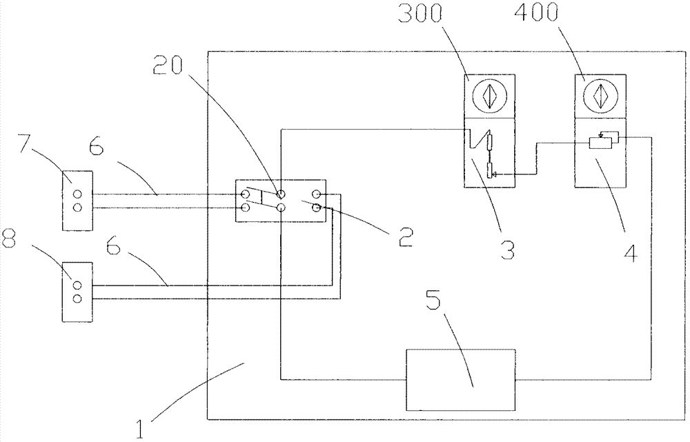 Compressor fan over-temperature protection tester