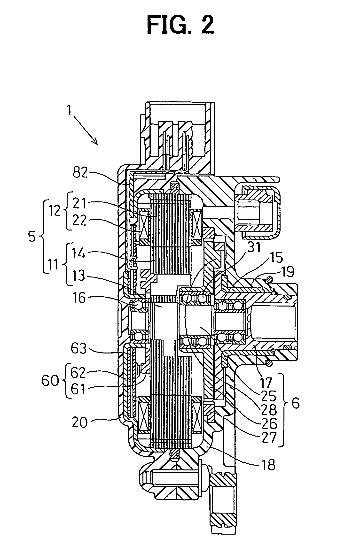 Brushless synchronous motor