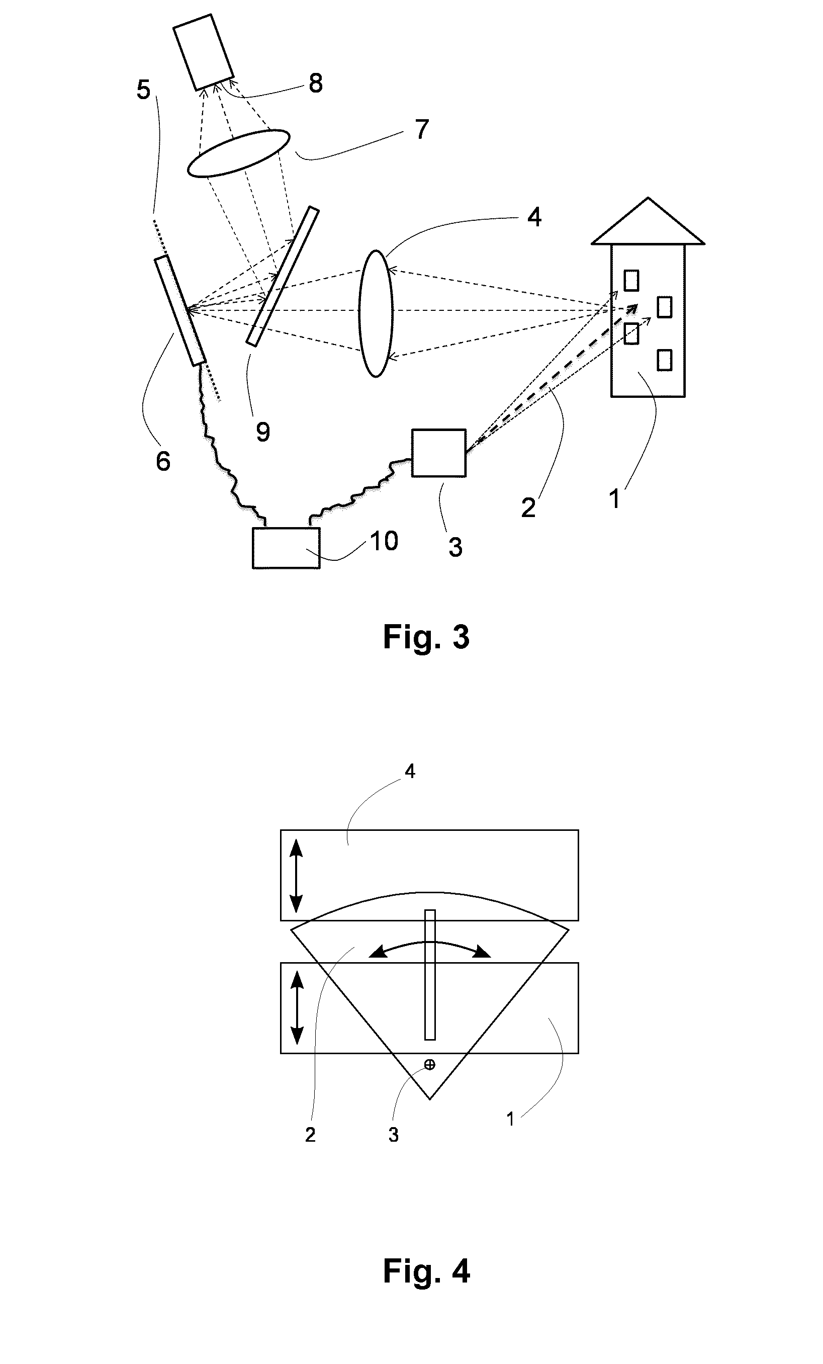 Spatially selective detection using a dynamic mask in an image plane