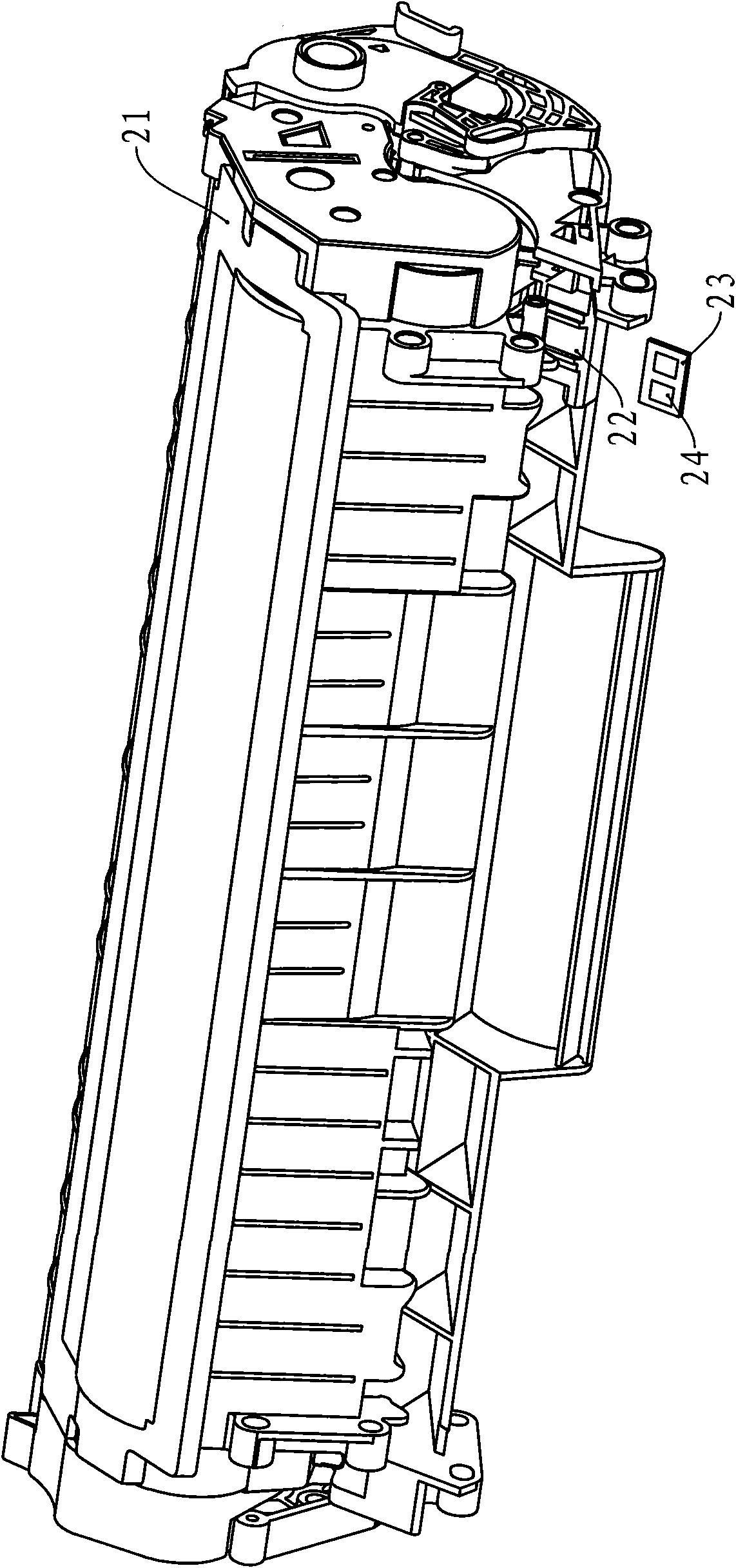 Chip, consumables container and working method of chip