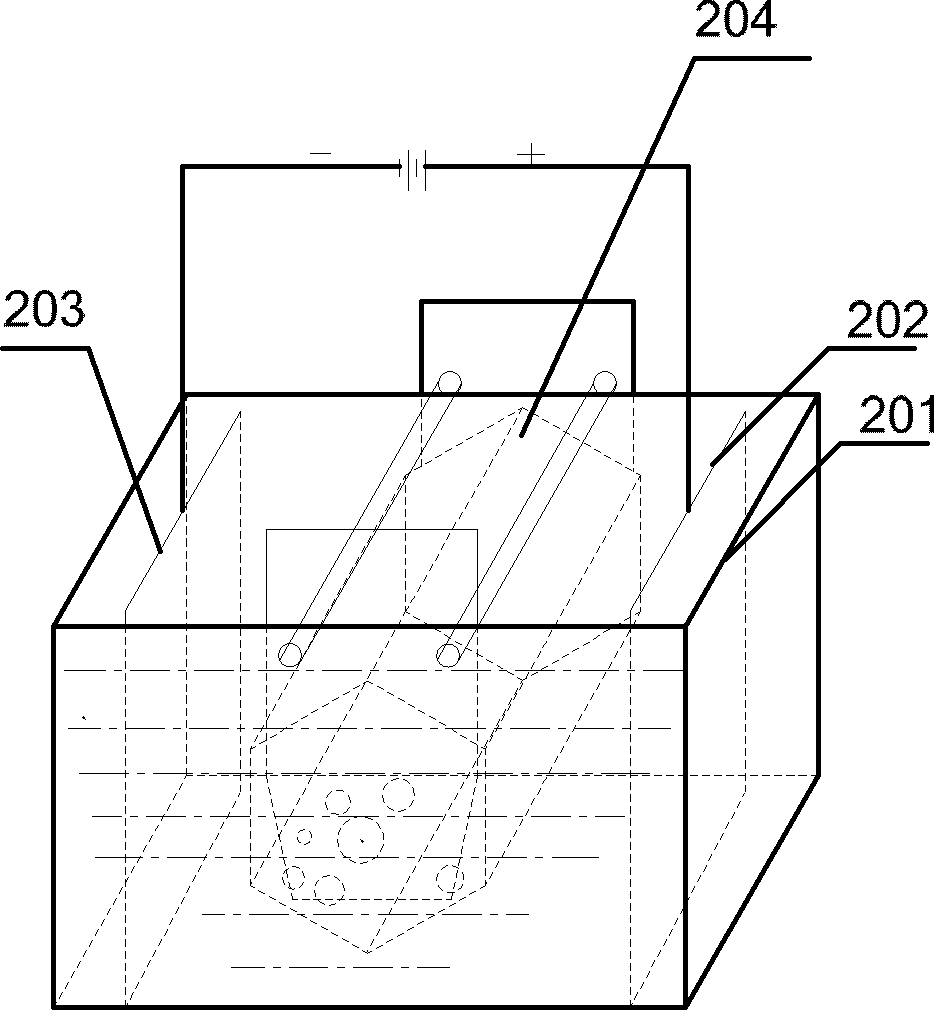 Electric flocculation device