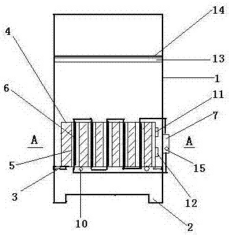 Honeycomb-type warming stove capable of guaranteeing safety and health of old people