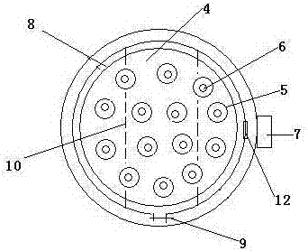 Honeycomb-type warming stove capable of guaranteeing safety and health of old people