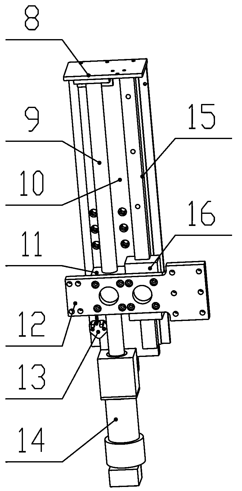Line robot drive arm with obstacle crossing function