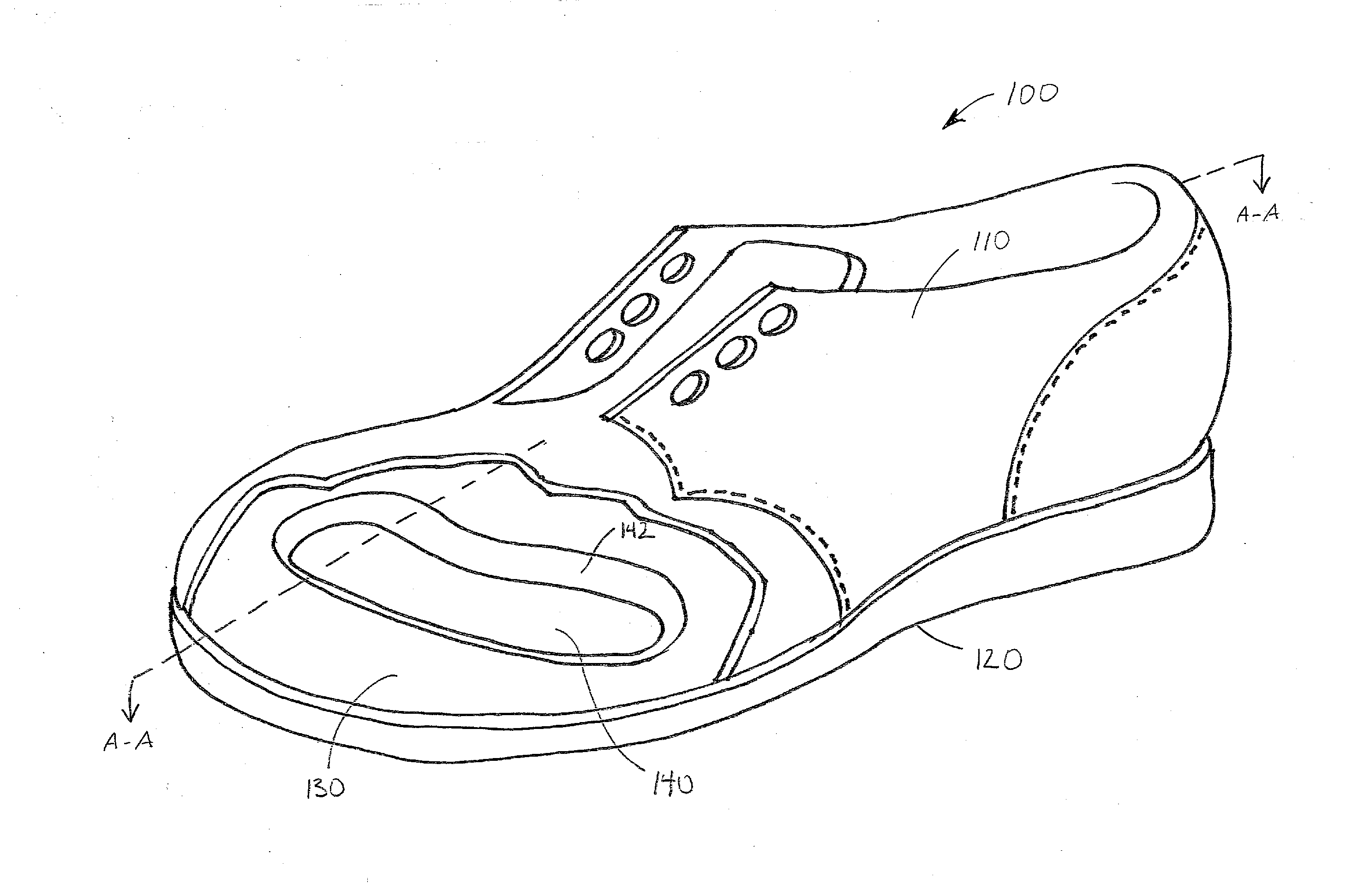Shoe insole for metatarsal relief