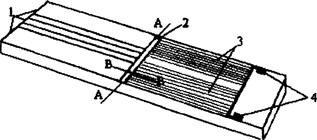 Indirect heating terminal type microwave power micro-mechanical sensor and preparation method thereof