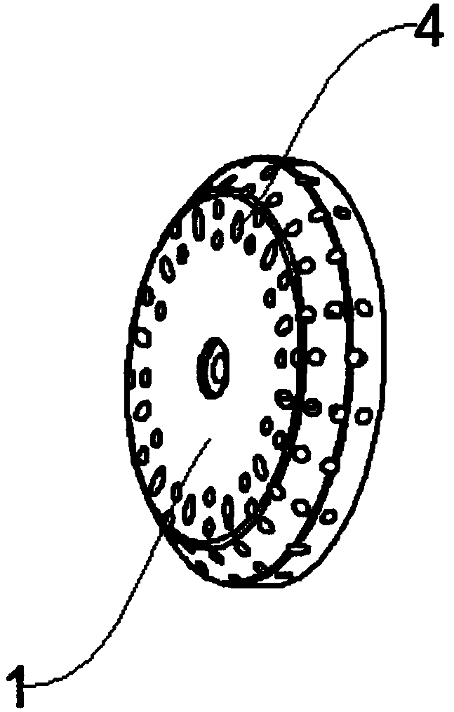 Hairbrush wheel and hairbrush wheel assembly used for shoe washing machine, and shoe washing machine