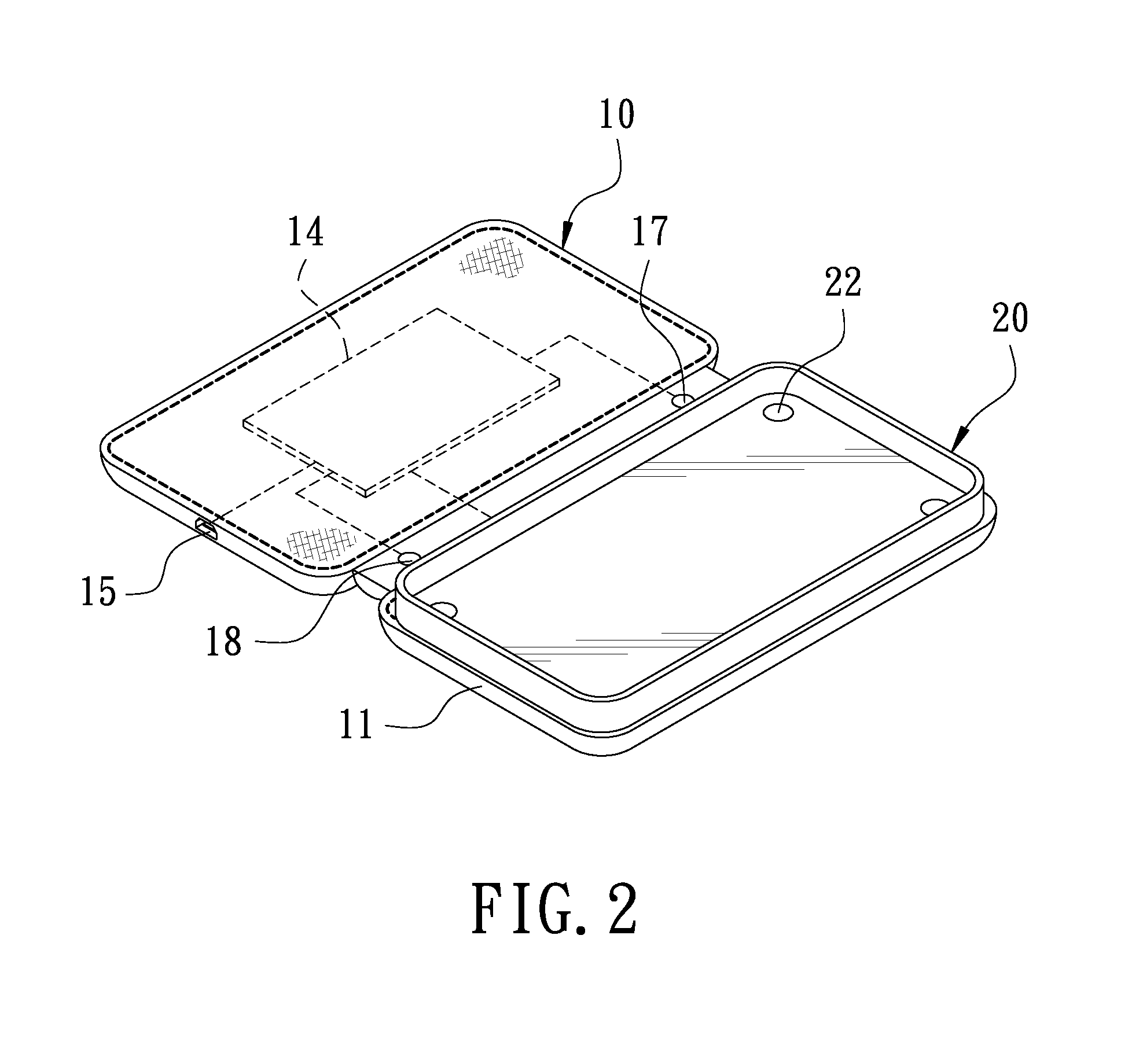 Cell phone protector having wireless charging and discharging function