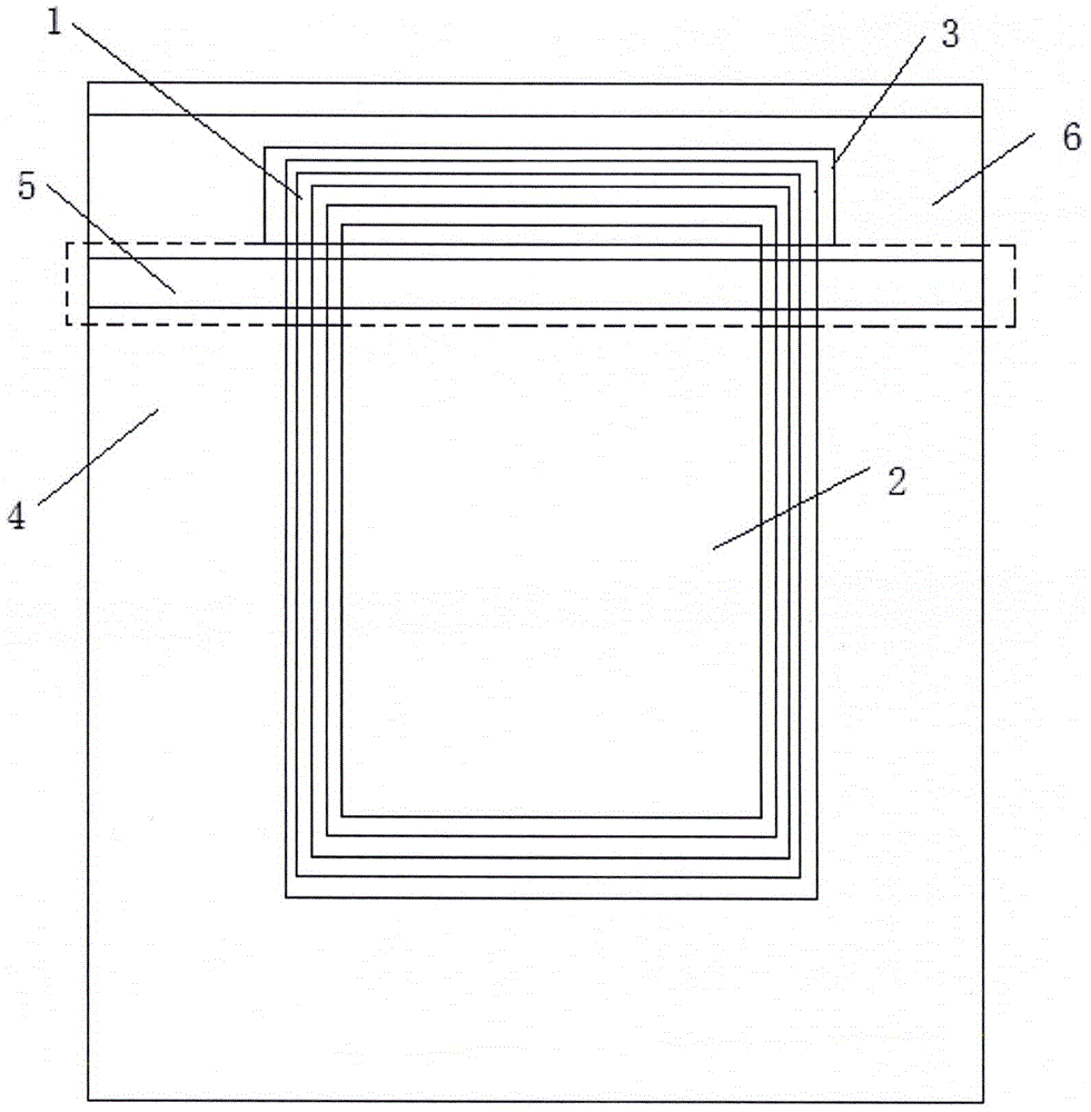 Single-slit near-field communication antenna device for metal environment