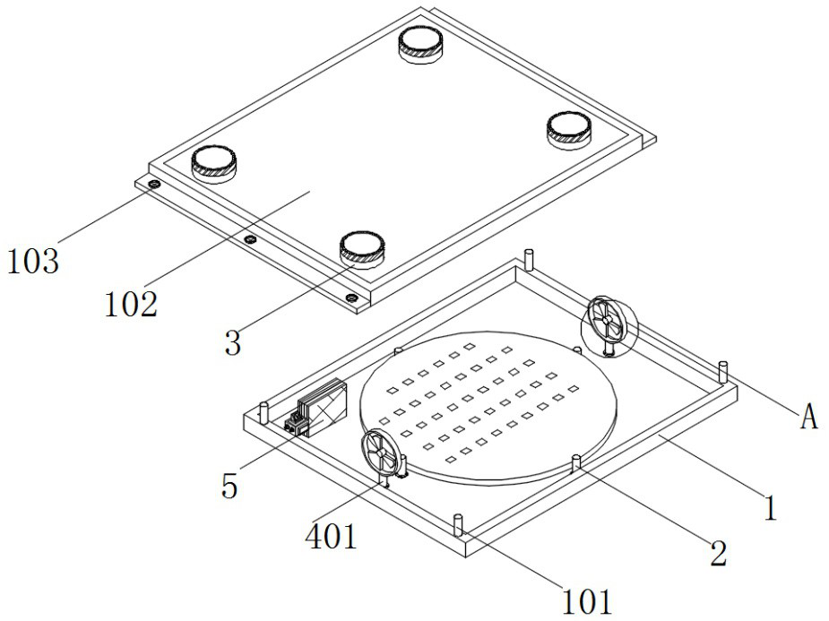 Use method of electronic chip fixing device with overload protection structure