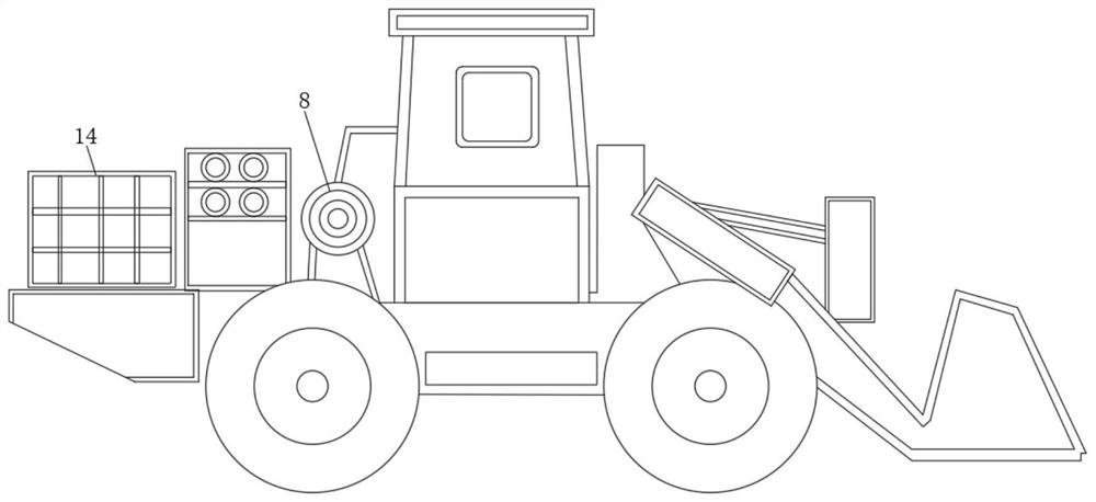 Pure electric driving system for loader and loader