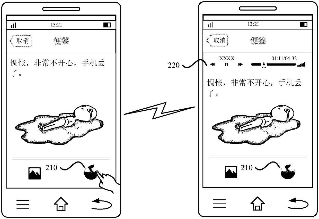 Music adding method and device