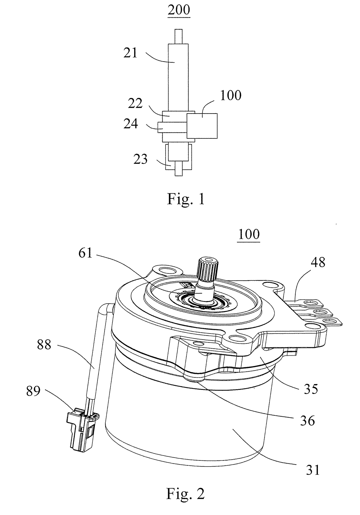 Motor and resolver thereof