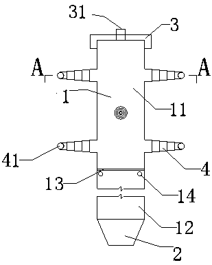 Large-diameter extension arm type steel pipe pile and construction method thereof