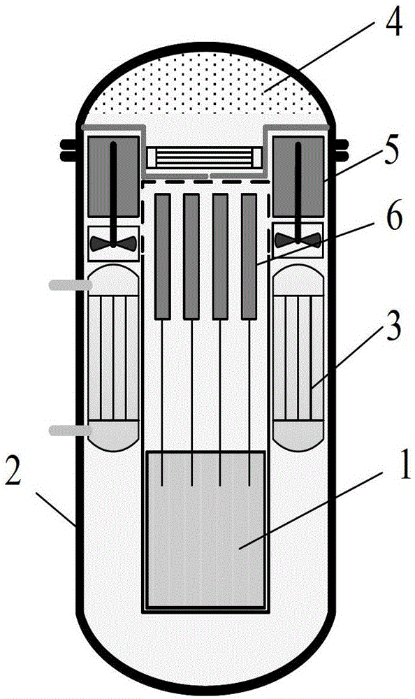 An integrated reactor with a double-layer structure on the top