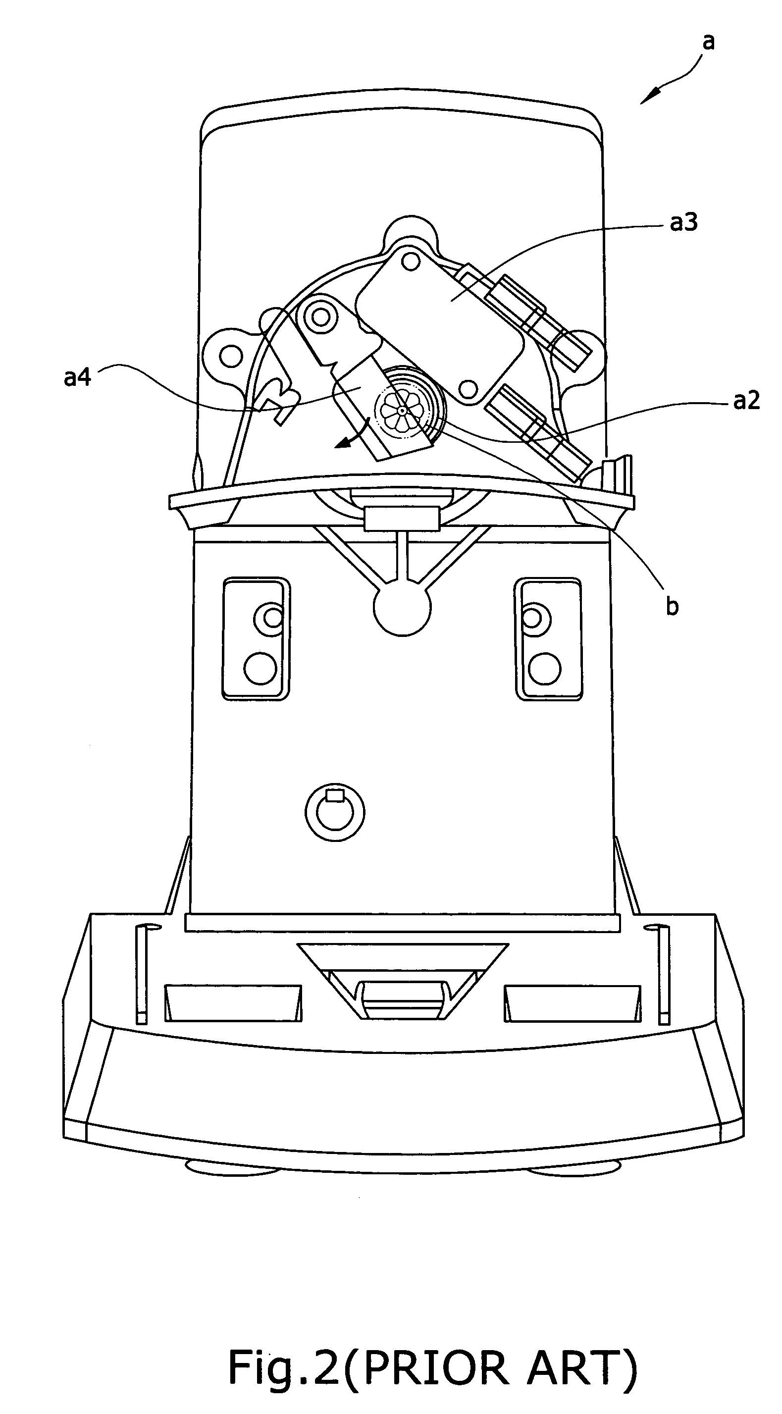 Structure of automatic pencil sharpener