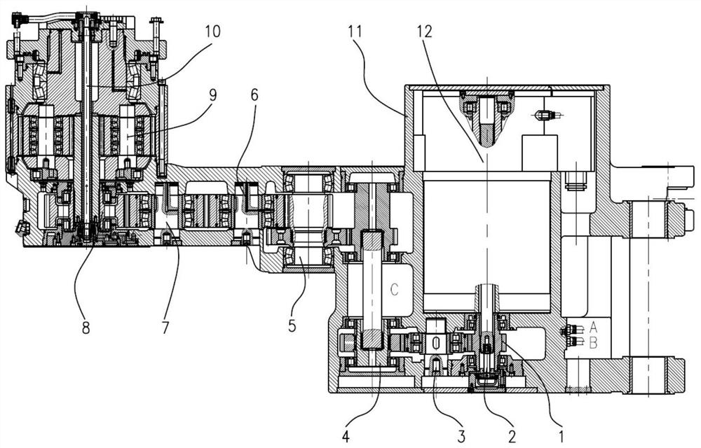 H-shaped cutting device and high-power thin seam coal mining machine