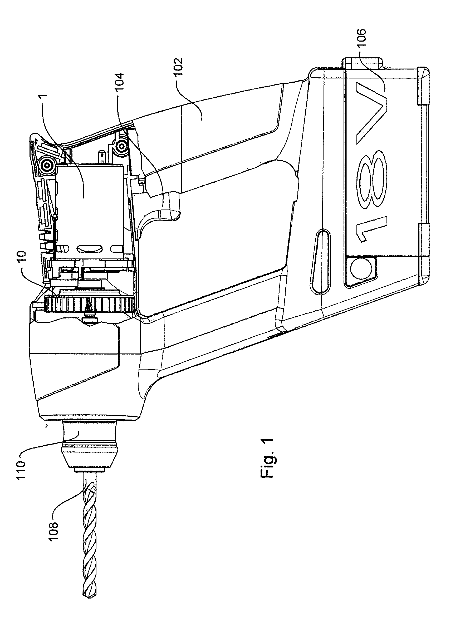 Adaptive cooling unit for a power tool