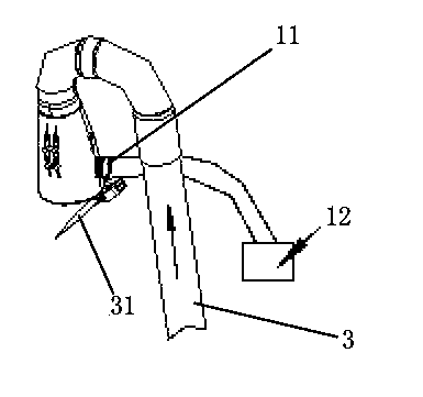 Logistic control system used for round knitting machine