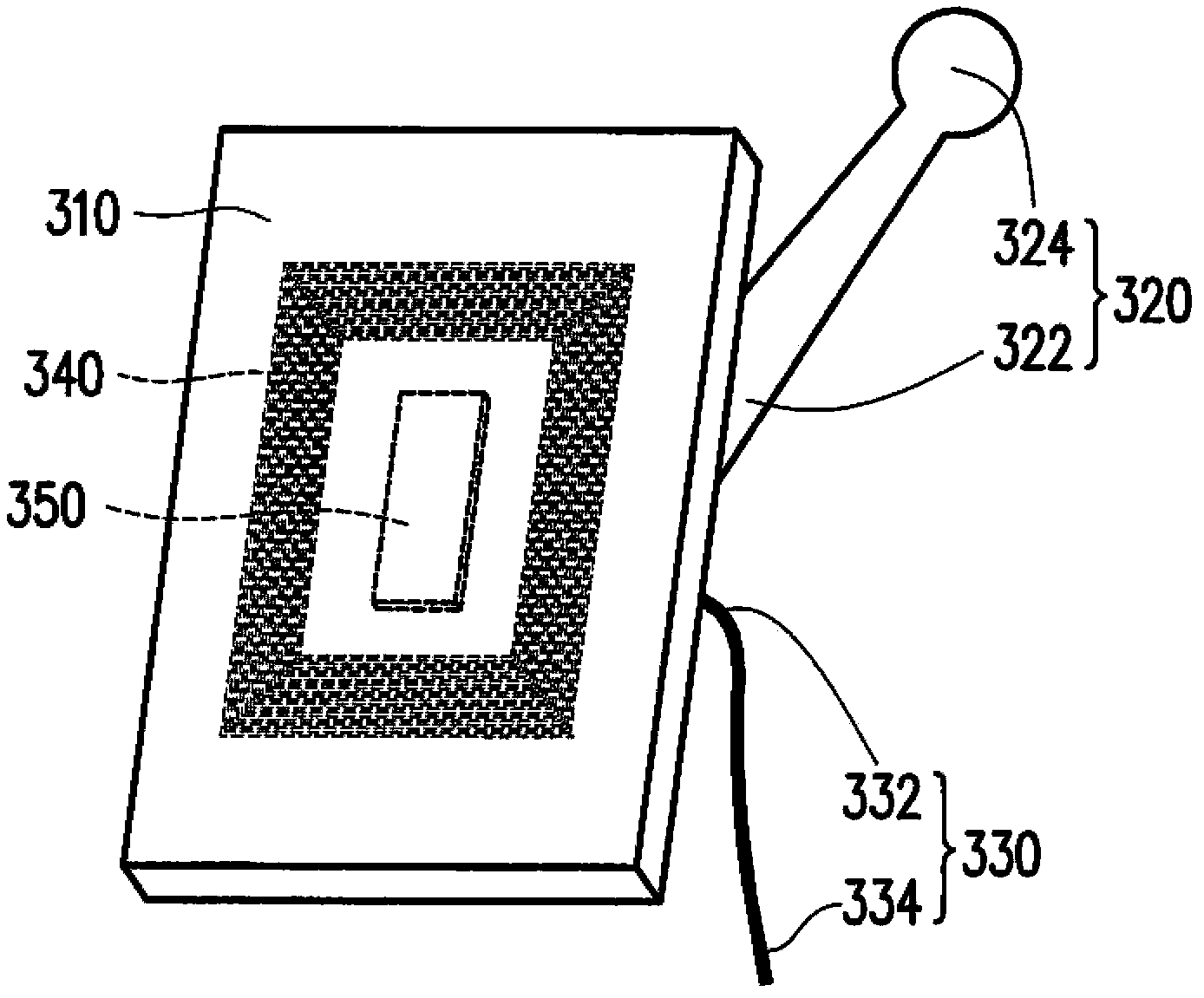 Wireless charging frame and combination of electronic device and wireless charging frame