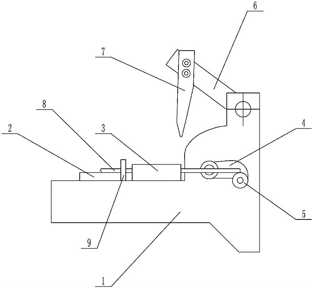 Bending mechanism of aluminum strip bending machine