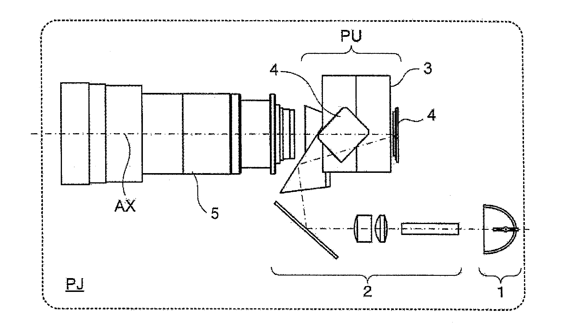 Image display element holding mechanism, prism unit, and projector
