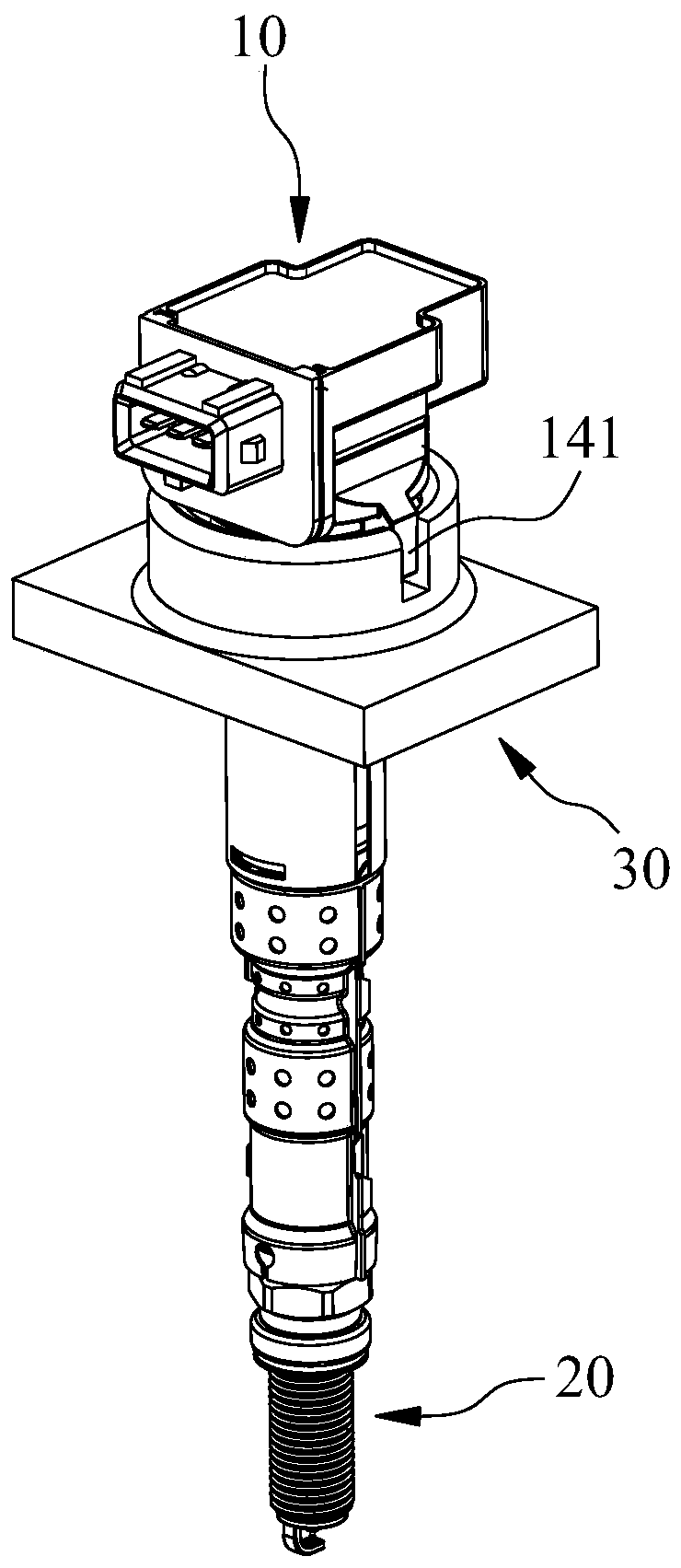 Installation structure of the ignition coil