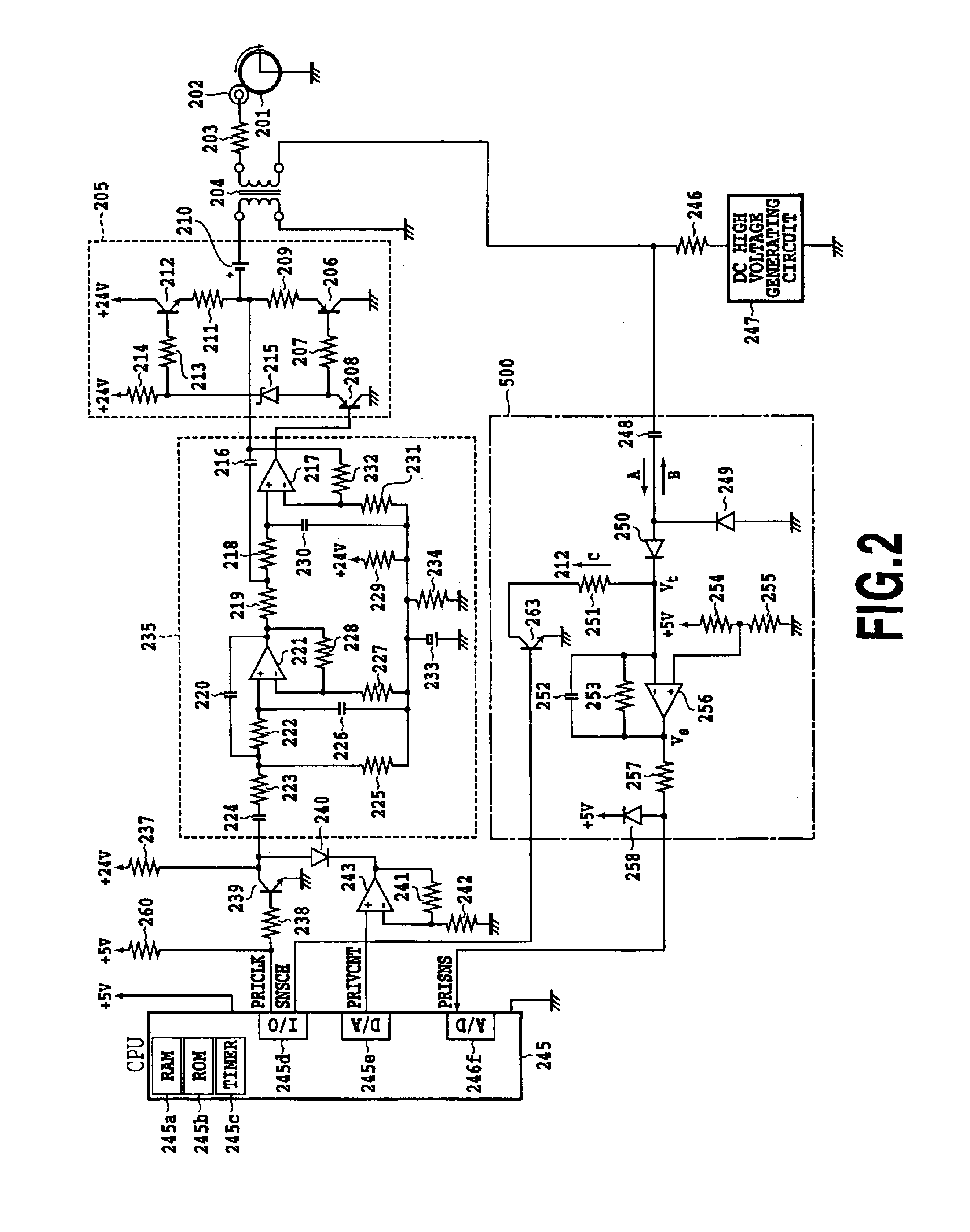 Image forming system and image forming method for deciding AC voltage to be applied to charger