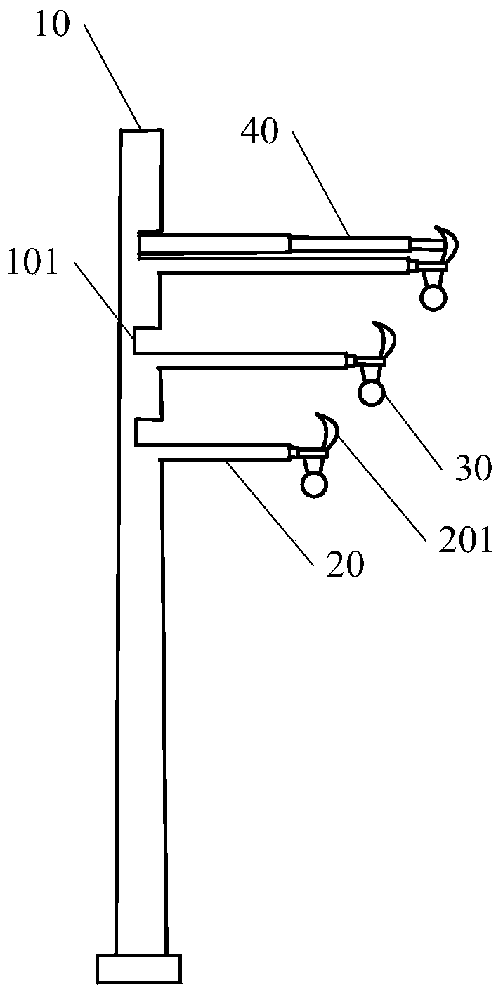 Closed-circuit monitoring system with fast positioning and capturing function