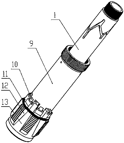 A slip type hydraulic control internal fishing tool