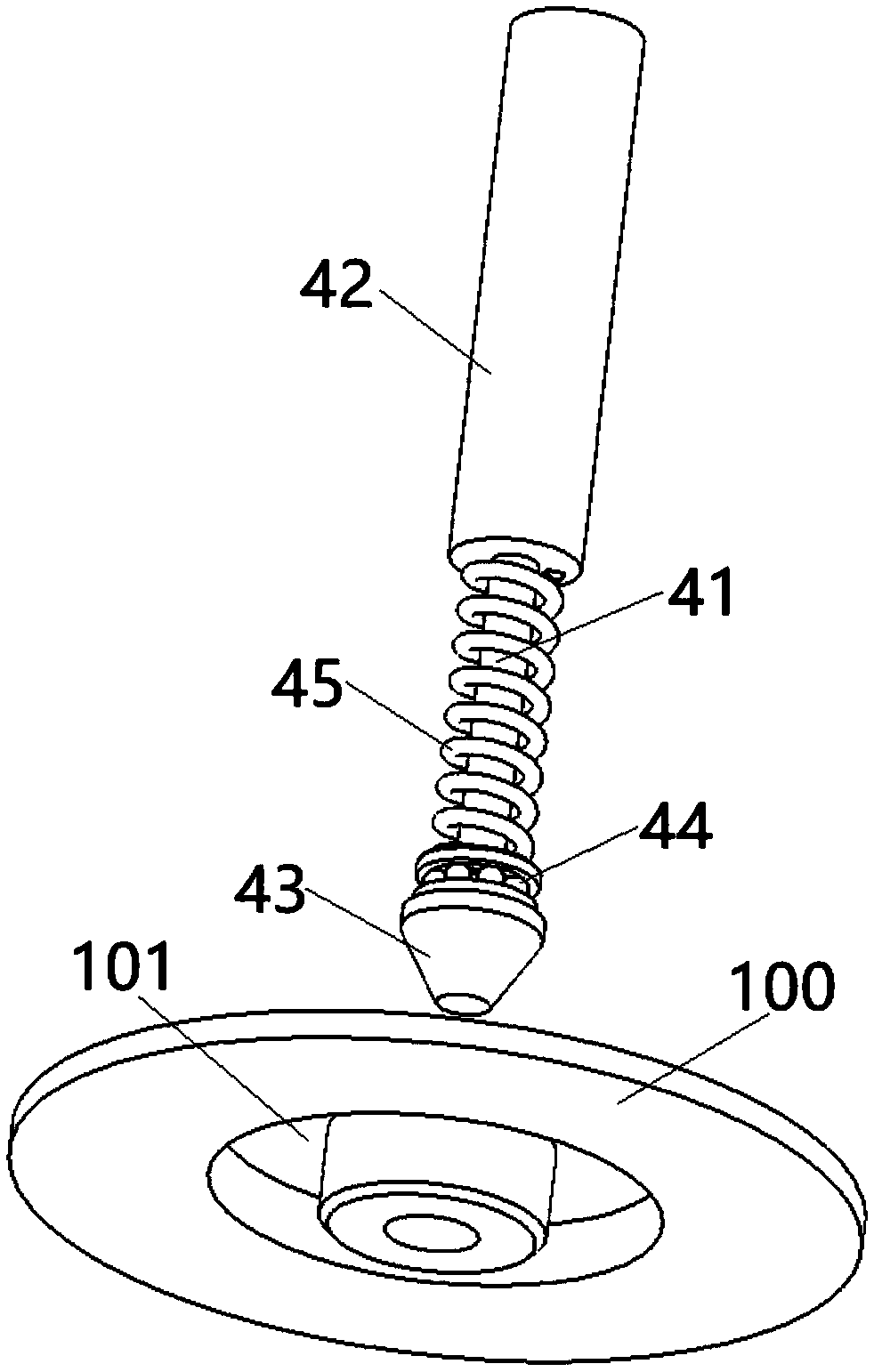 Polishing device of lamp holder