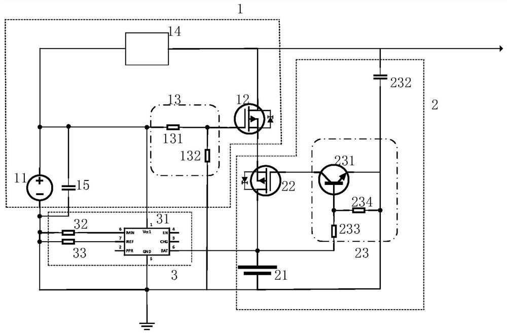 A power switching circuit