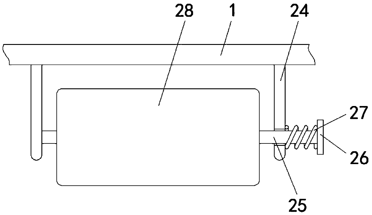 Centrifugal glass wool sound absorbing performance detection device