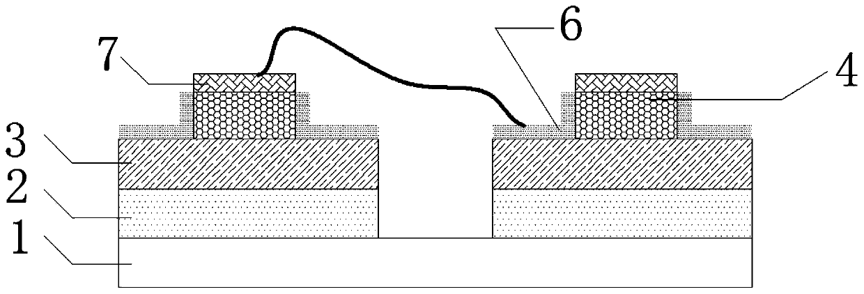 Interdigital structure integrated Schottky barrier diode temperature sensor and manufacturing method thereof