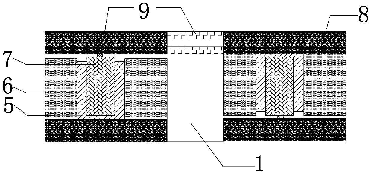 Interdigital structure integrated Schottky barrier diode temperature sensor and manufacturing method thereof