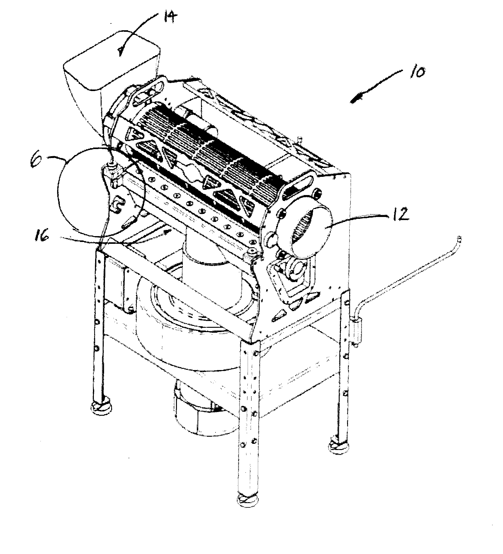 Blade mechanism for a plant material trimming device