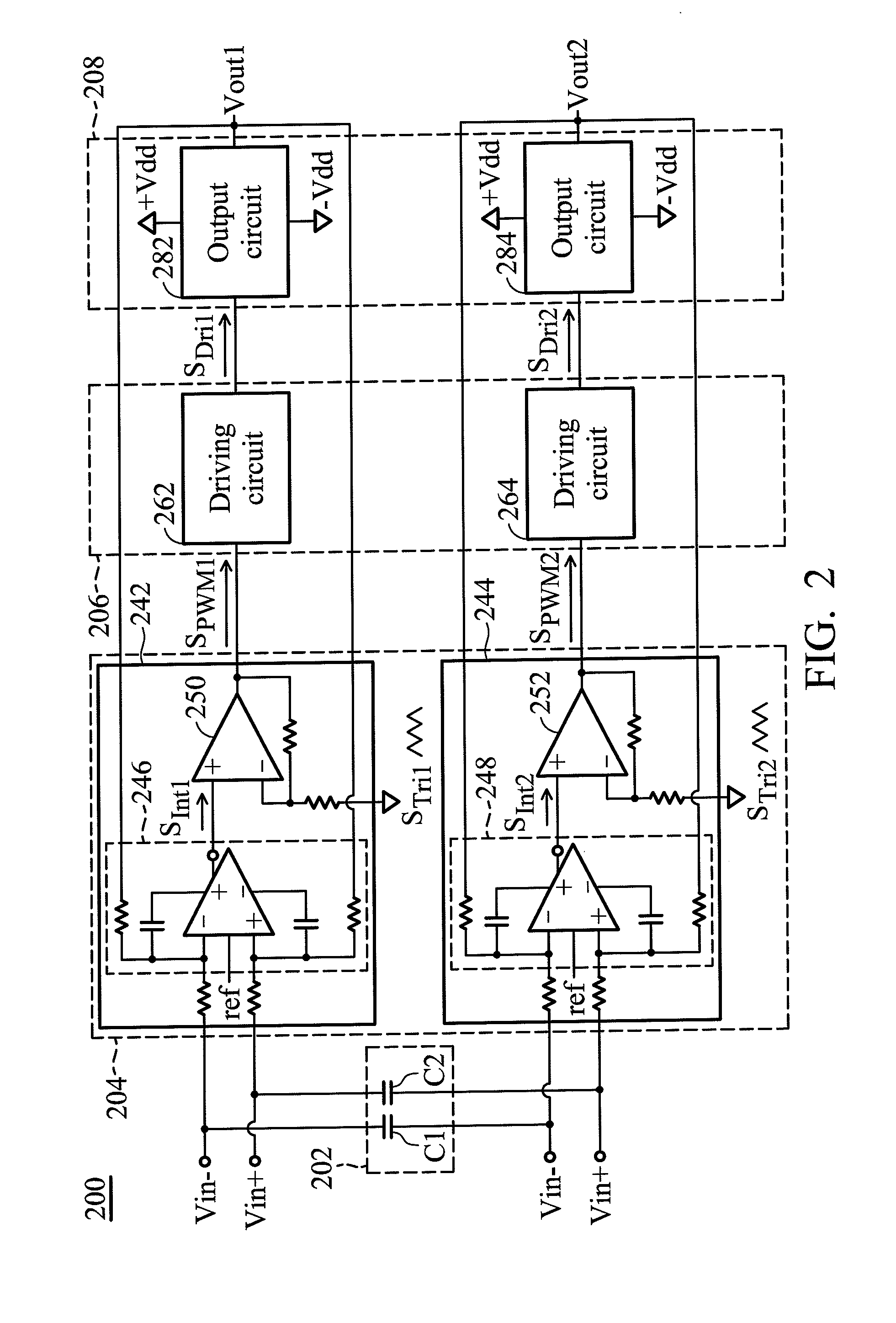 Pulse width modulation signal generating circuit and amplifier circuit with beat frequency cancellation circuit