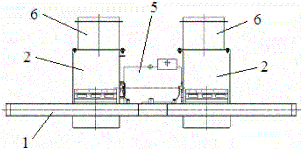 Cooling ventilator for locomotive traction transformer