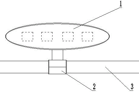 Submarine cable detection apparatus based on radio frequency technology