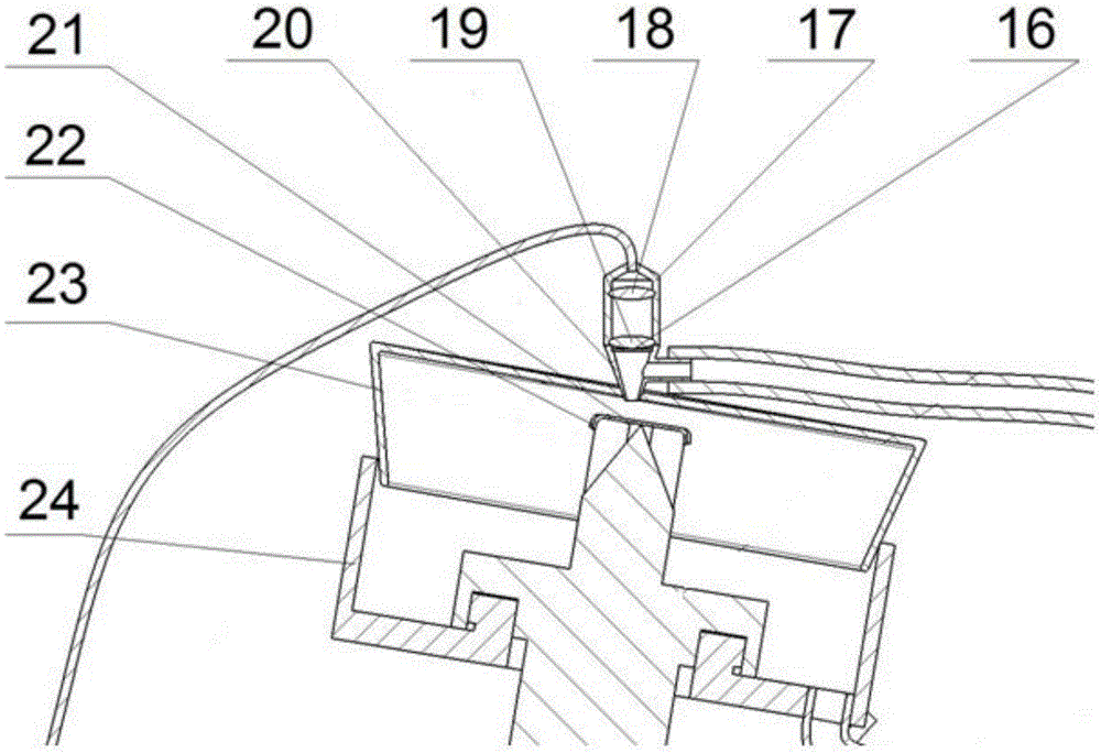 Micropore laser-high temperature chemical synchronous compounding processing device and method