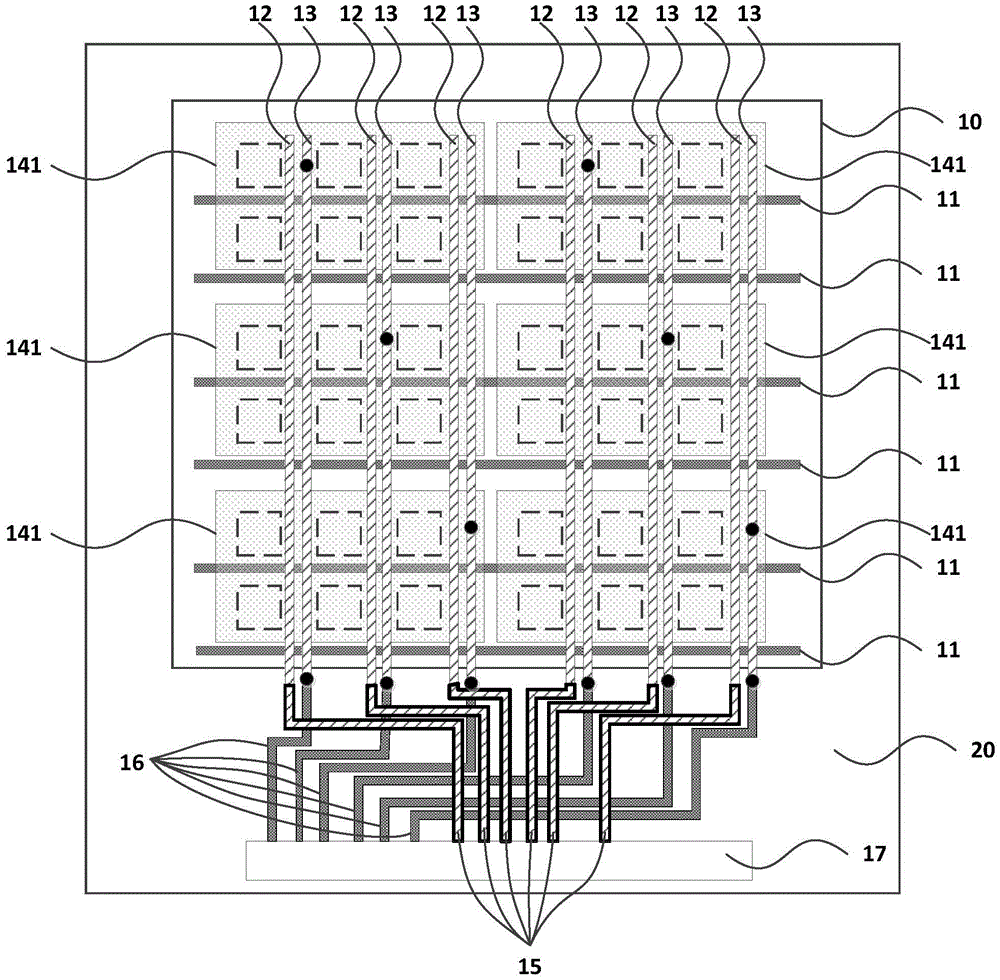 Array substrate, touch display panel and touch display device