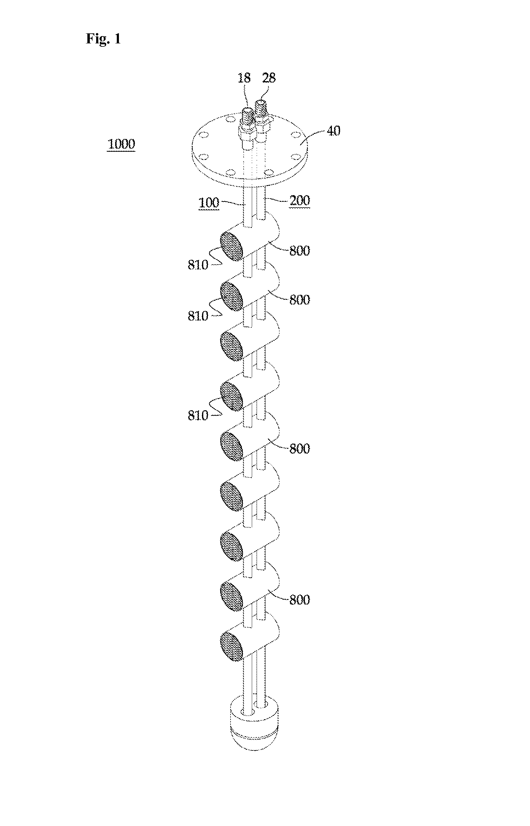 Average pitot tube type flow meter