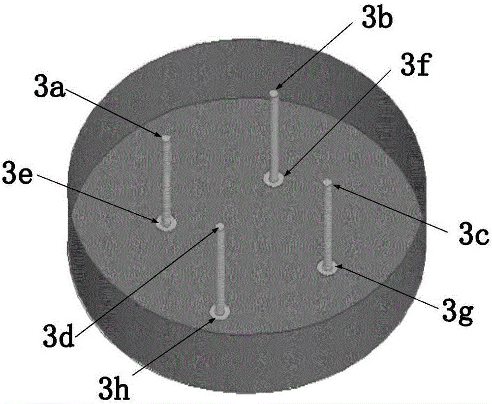 Radial line dielectric resonant antenna array