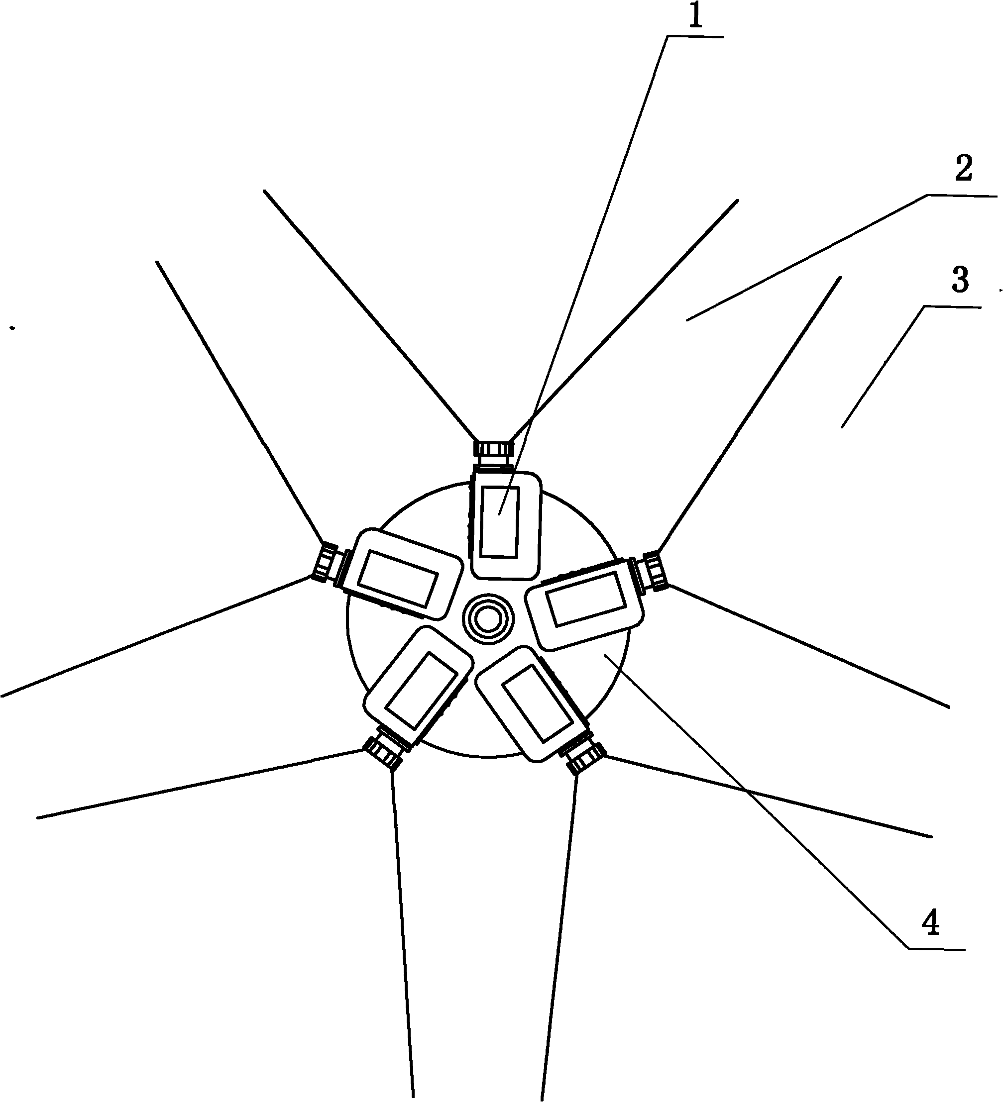 Small-diameter head structure with cameras