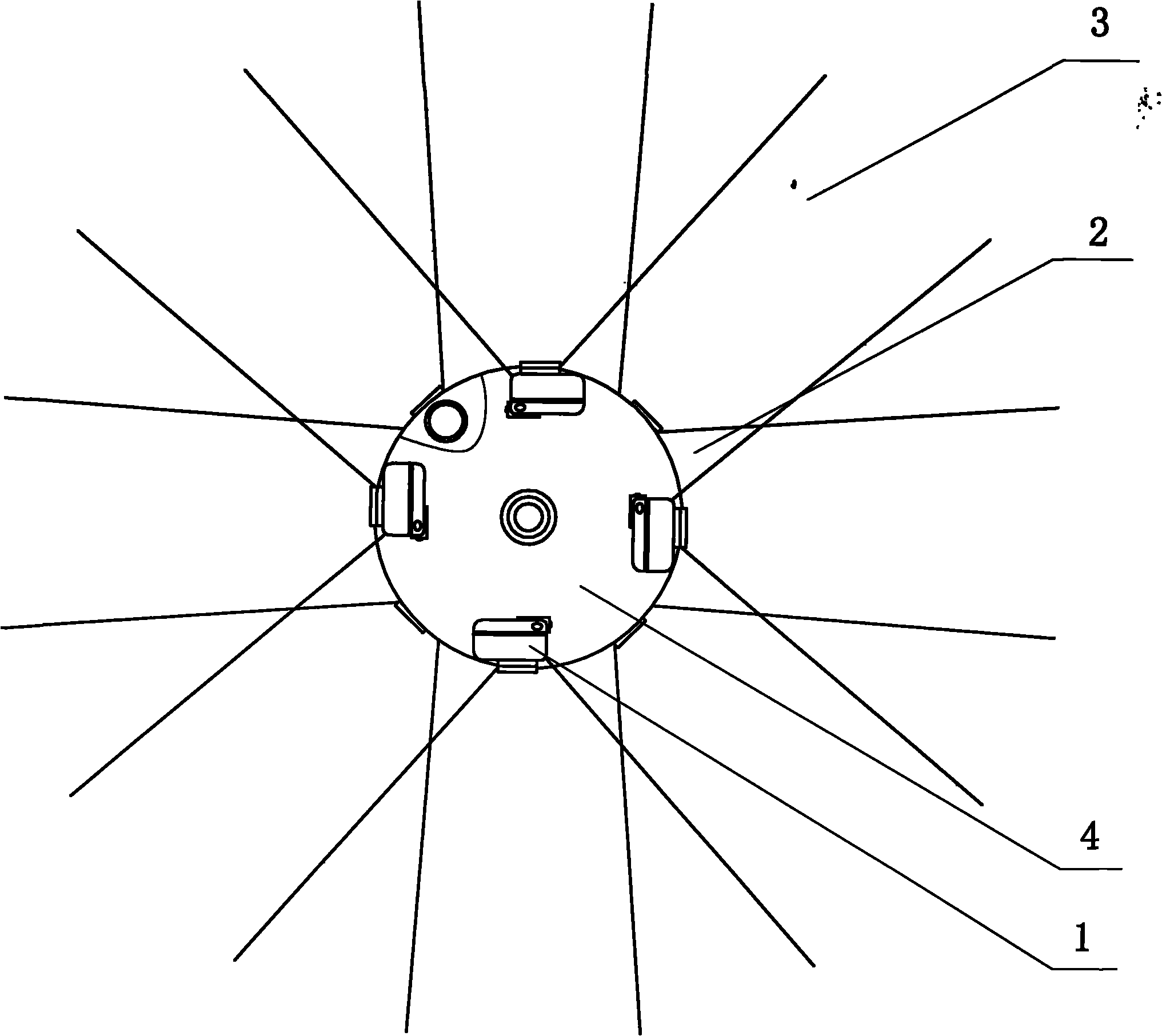 Small-diameter head structure with cameras