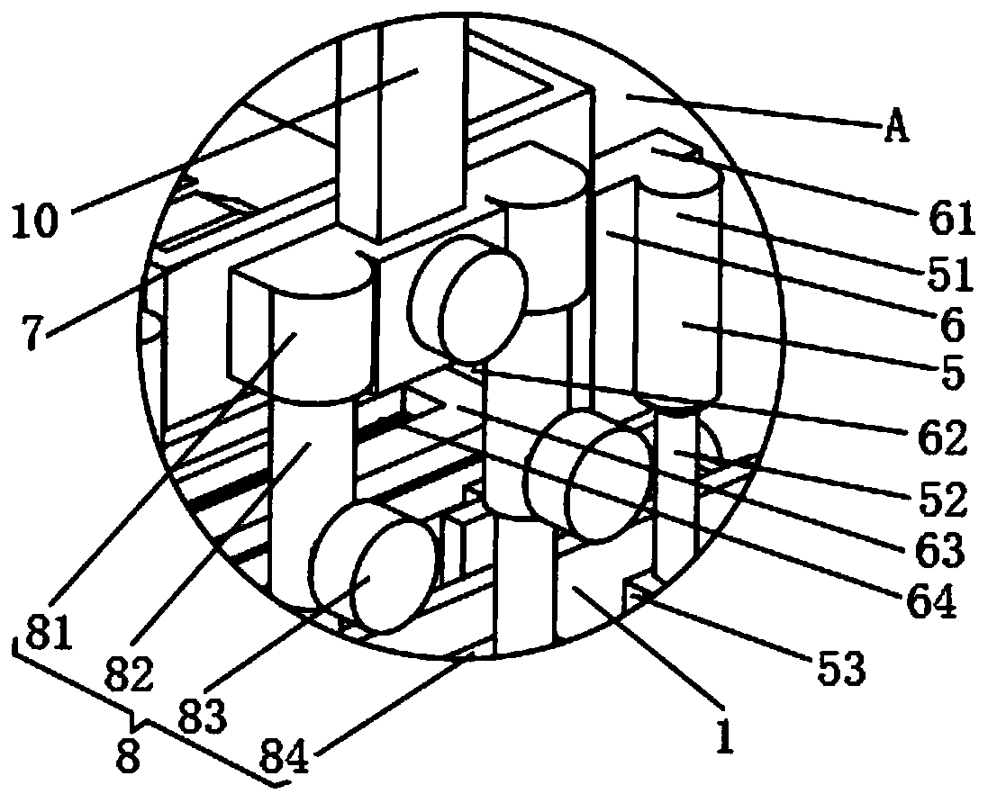 A conveying bag storage bag supply device