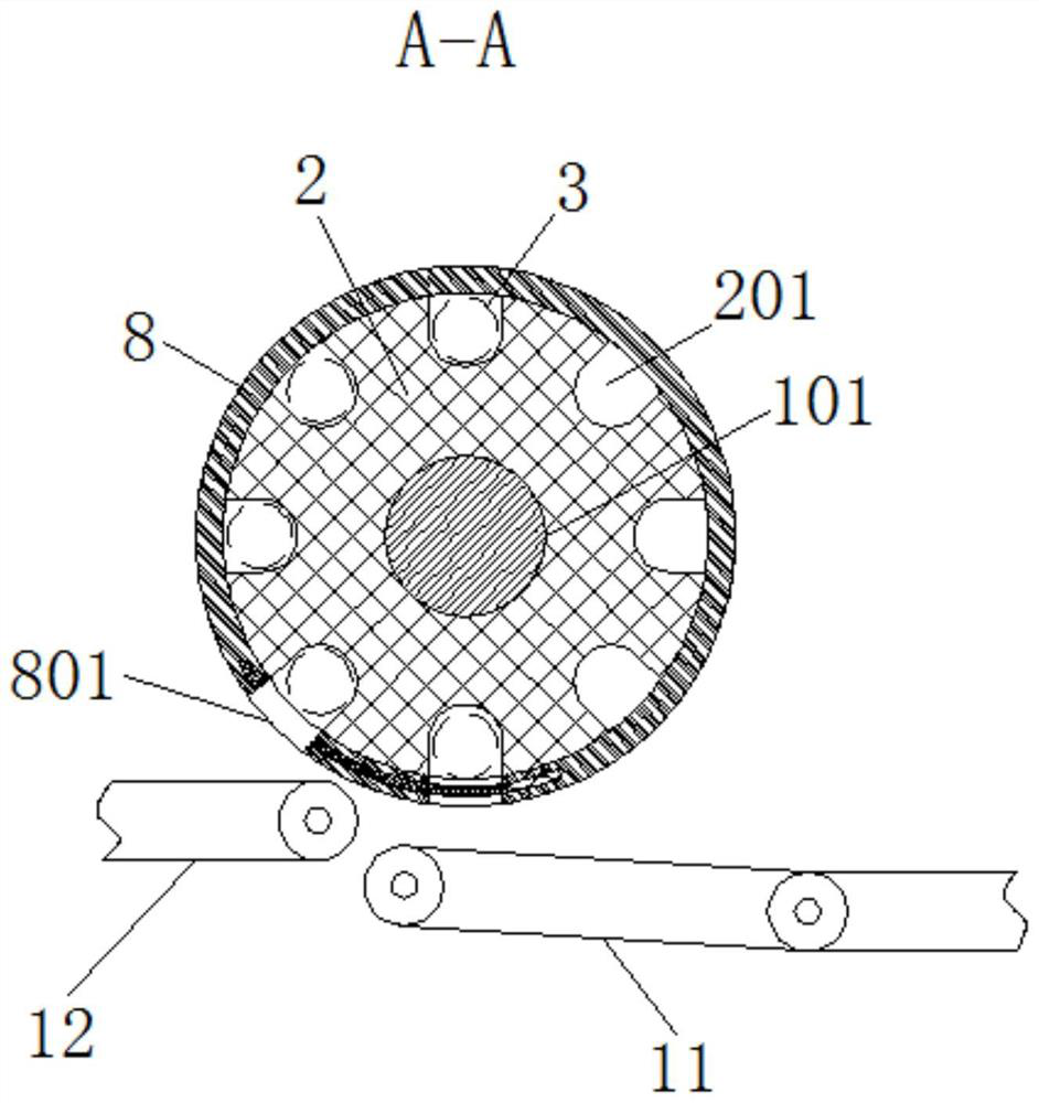 A flow production detection device capable of quickly screening LED lights