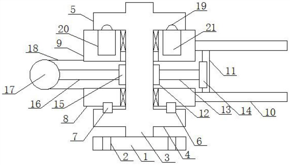 A buffer connection device for road signs