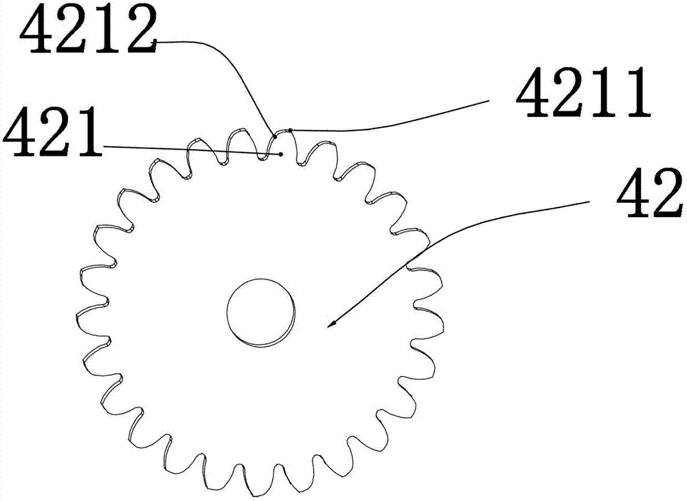 Processing device for superfine fiber synthetic leather substrate with single-side compact filling layer and polyurethane filling process thereof