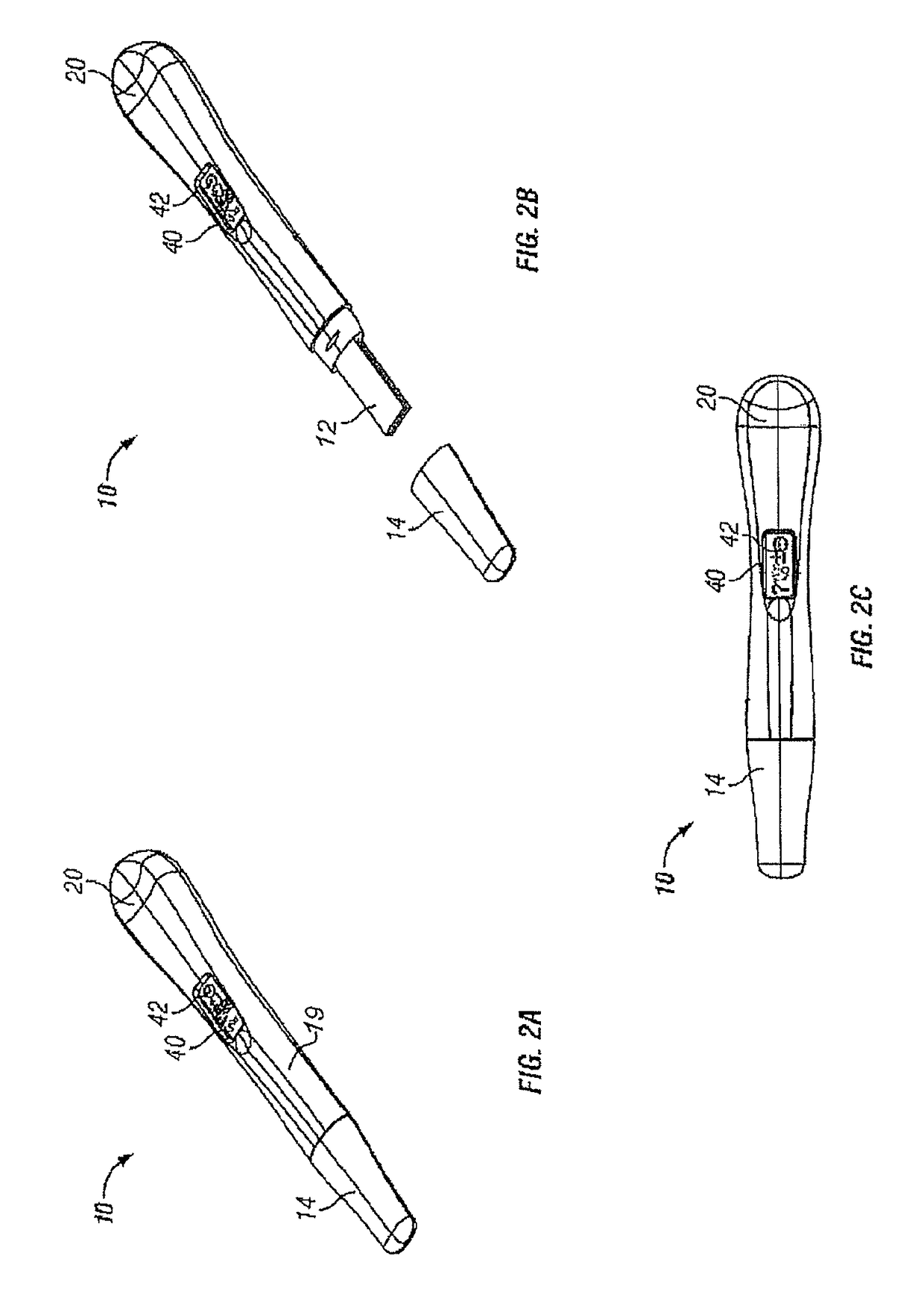 Diagnostic test device with audible feedback